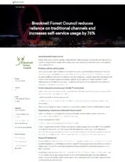Preview of the Bracknell Forest Council Case Study