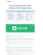 Preview of the Aircall Case Study