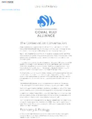 Preview of the Coral Reef Alliance Case Study