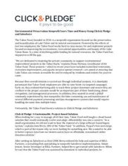 Preview of the Tahoe Fund Case Study