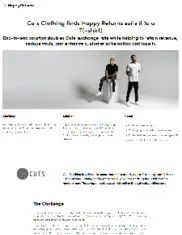 Preview of the Cuts Clothing Case Study