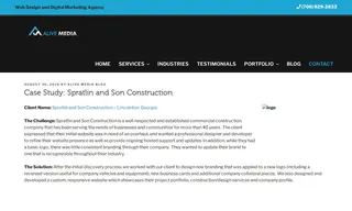 Preview of the Spratlin and Son Construction Case Study