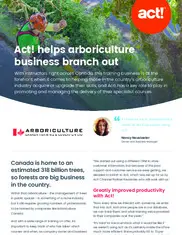 Preview of the Arboriculture Canada Case Study