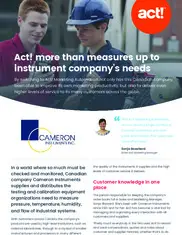 Preview of the Cameron Instruments Case Study
