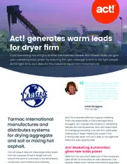 Preview of the Tarmac International Case Study