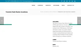 Preview of the Toronto Fade Master Academy Case Study