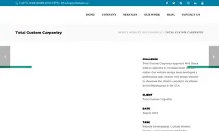 Preview of the Total Custom Carpentry Case Study