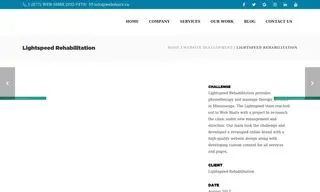 Preview of the Lightspeed Rehabilitation Case Study