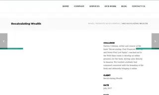 Preview of the Recalculating Wealth Case Study