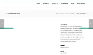 Preview of the Lacourcière LLP Case Study