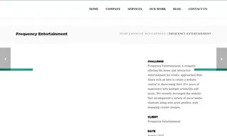 Preview of the Frequency Entertainment Case Study