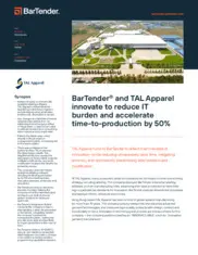 Preview of the TAL Apparel Case Study