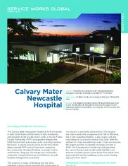 Preview of the Calvary Mater Newcastle Hospital Case Study