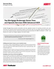Preview of the Vintage Mortgage Group Case Study