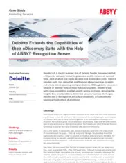 Preview of the Deloitte Case Study