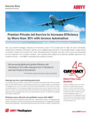 Preview of the Clay Lacy Aviation Case Study