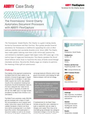 Preview of the Freemasons' Grand Charity Case Study