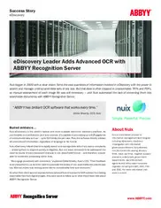 Preview of the Nuix Case Study
