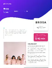 Preview of the Brosa Case Study
