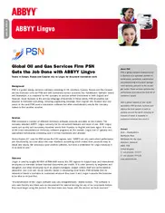 Preview of the PSN Case Study