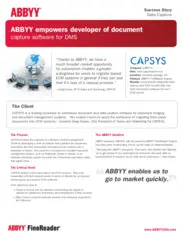 Preview of the CAPSYS Case Study
