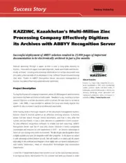 Preview of the Kazzinc Case Study
