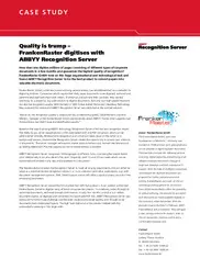 Preview of the FrankenRaster GmbH Case Study