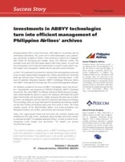 Preview of the Philippine Airlines Case Study