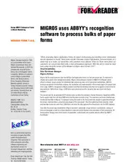 Preview of the Migros Case Study