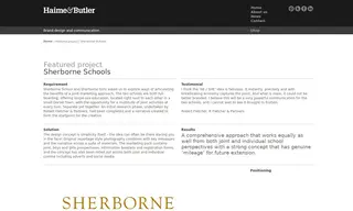 Preview of the Sherborne Schools Case Study