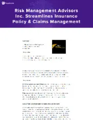 Preview of the Risk Management Advisors, Inc. Case Study