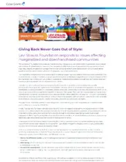 Preview of the Levi Strauss & Co. Case Study