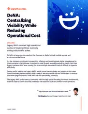 Preview of the DeNA Case Study