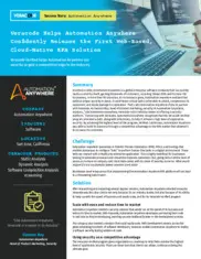 Preview of the Automation Anywhere Case Study