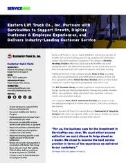 Preview of the Eastern Lift Truck Co., Inc Case Study