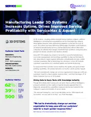 Preview of the 3D Systems Case Study