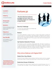 Preview of the Fortune 50 Company Case Study