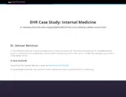 Preview of the Samuel A. Berkman Case Study