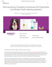 Preview of the Embrace Pet Insurance Case Study