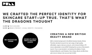 Preview of the TRUE Skincare Case Study