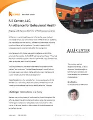 Preview of the Alli Center Case Study