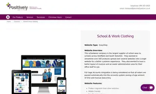 Preview of the schoolwear company Case Study