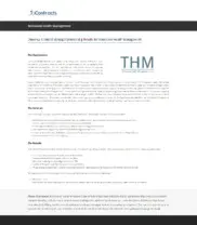 Preview of the Tennessee Health Management Inc Case Study