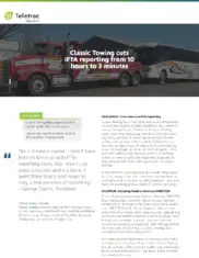 Preview of the Classic Towing Case Study