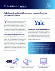 Preview of the Yale University Case Study