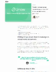 Preview of the Unow Case Study