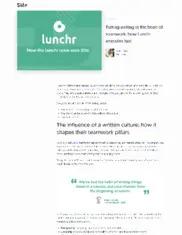 Preview of the Lunchr Case Study