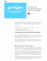 Preview of the Yummygum Case Study
