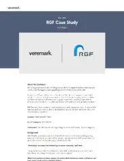 Preview of the RGF Case Study