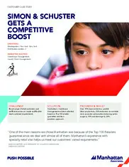 Preview of the Simon & Schuster Case Study